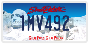 1MV492  license plate in SD