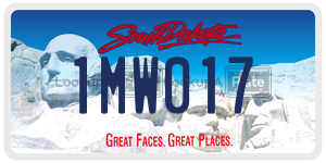 1MW017  license plate in SD