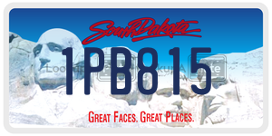 1PB815  license plate in SD