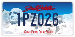 1PZ026  license plate in SD