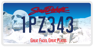 1PZ343  license plate in SD