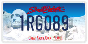 1RG089  license plate in SD