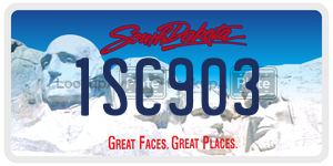 1SC903  license plate in SD