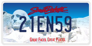 21EN59  license plate in SD