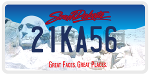 21KA56  license plate in SD