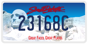 23168C  license plate in SD