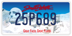 25P689  license plate in SD