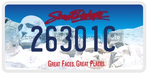 26301C  license plate in SD