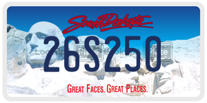 26S250  license plate in SD