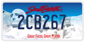 2CB267  license plate in SD
