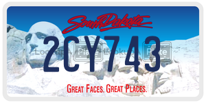 2CY743  license plate in SD