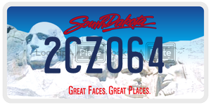 2CZ064  license plate in SD