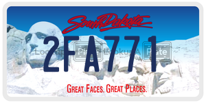 2FA771  license plate in SD