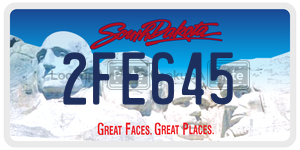 2FE645  license plate in SD
