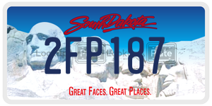 2FP187  license plate in SD