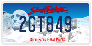 2GT849  license plate in SD
