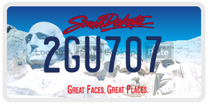 2GU707  license plate in SD