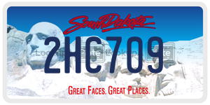 2HC709  license plate in SD
