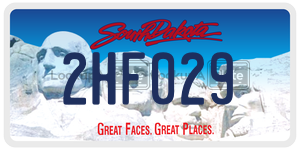 2HF029  license plate in SD