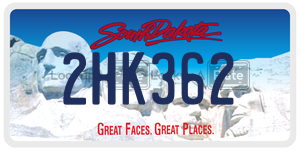 2HK362  license plate in SD