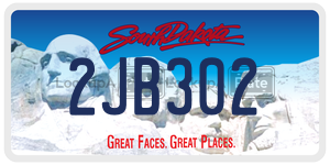 2JB302  license plate in SD