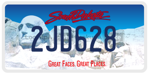 2JD628  license plate in SD