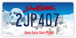 2JP407  license plate in SD