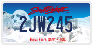 2JW245  license plate in SD