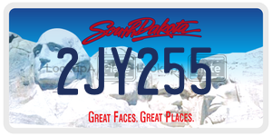 2JY255  license plate in SD