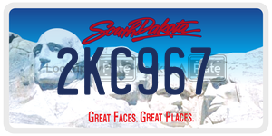 2KC967  license plate in SD