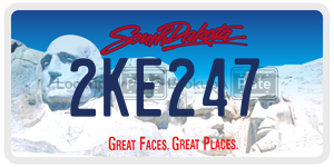 2KE247  license plate in SD