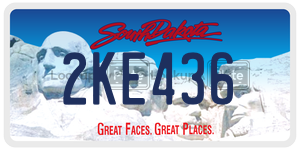2KE436  license plate in SD