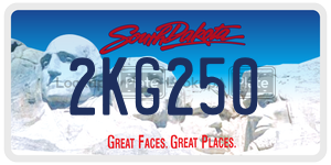 2KG250  license plate in SD