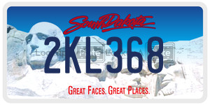 2KL368  license plate in SD