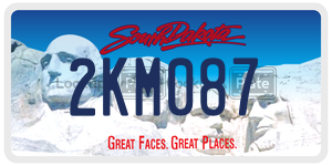 2KM087  license plate in SD