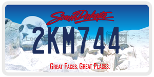 2KM744  license plate in SD