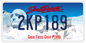 2KP189  license plate in SD