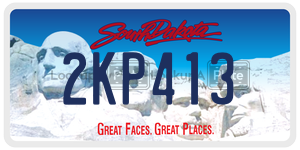 2KP413  license plate in SD