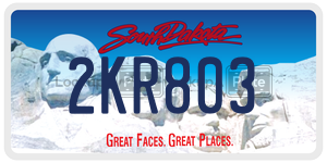 2KR803  license plate in SD