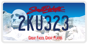 2KU323  license plate in SD