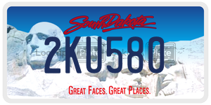 2KU580  license plate in SD