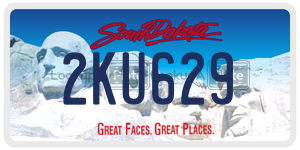 2KU629  license plate in SD
