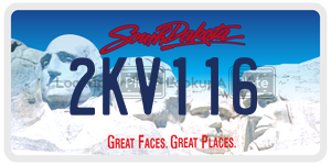 2KV116  license plate in SD