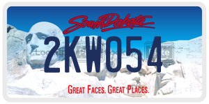 2KW054  license plate in SD