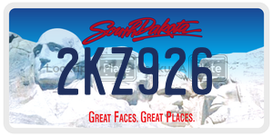 2KZ926  license plate in SD
