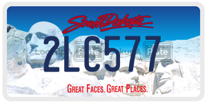 2LC577  license plate in SD