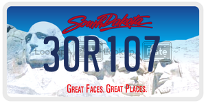 30R107  license plate in SD