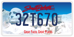 32T670  license plate in SD