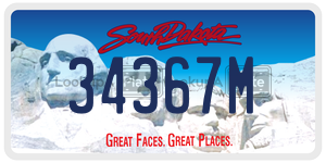 34367M  license plate in SD