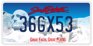 36GX53  license plate in SD